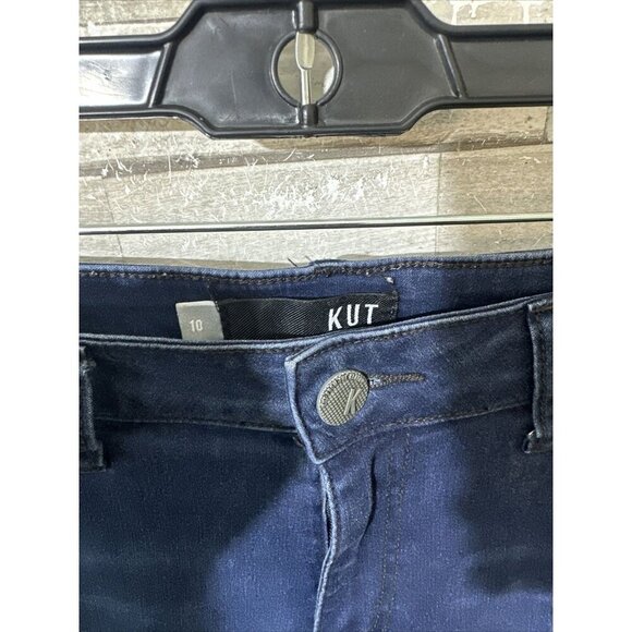Women’s Kut From The Kloth Denim Jeans Dark Wash Skinny Leg Size 10 - Picture 11 of 16